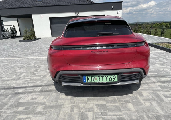 Porsche Taycan cena 359160 przebieg: 44000, rok produkcji 2021 z Pobiedziska małe 301